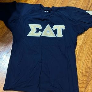 Sigma Delta Tau Navy Blue Jersey Medium